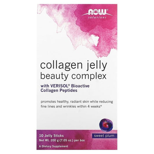 Collagen Jelly Beauty Complex, Sweet Plum, 10 Jelly Sticks, 0.705 oz