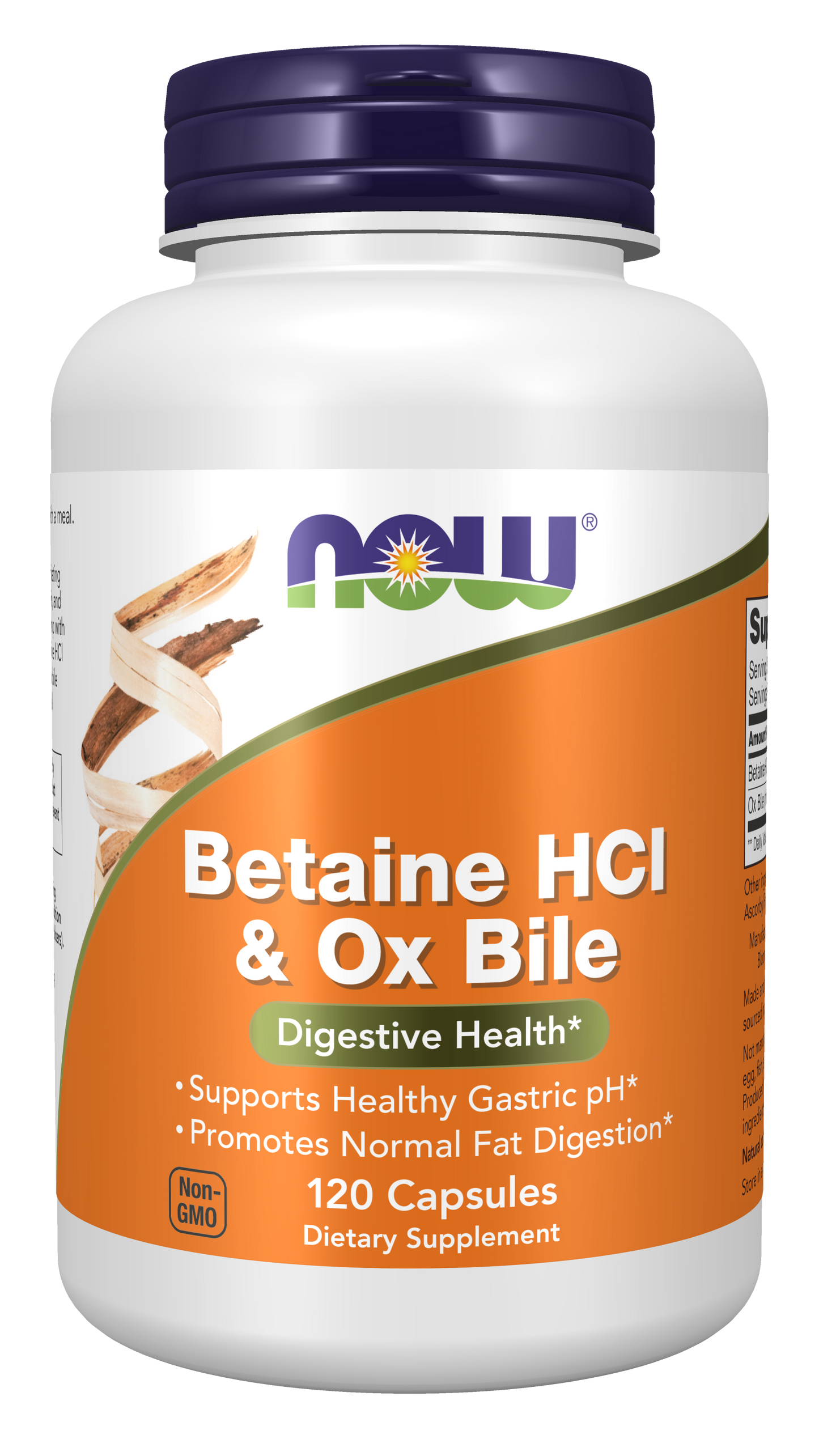 Betaine HCI & Ox Bile 120 caps