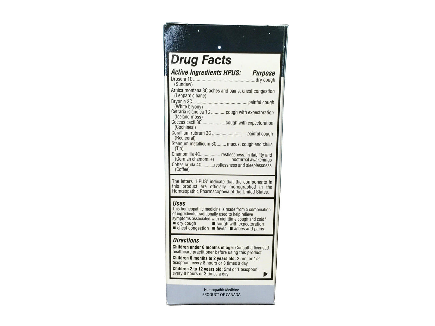 Kids Relief / Cough & Cold syrup 3.4oz