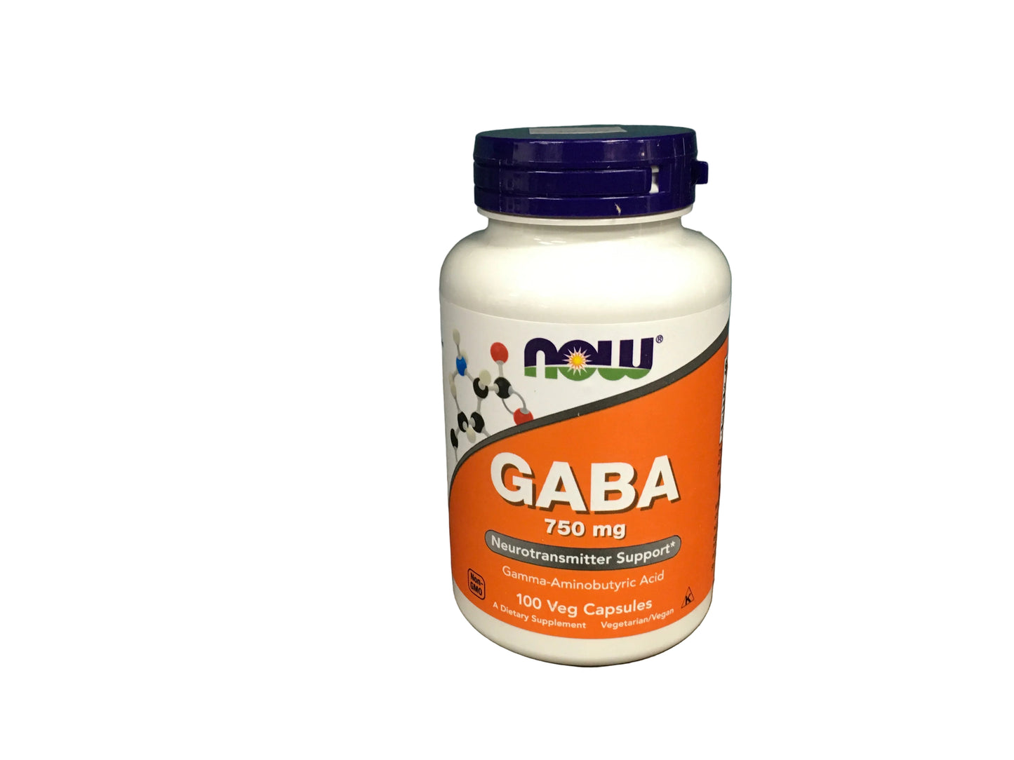 Now Foods GABA 750 mg 100 veg caps