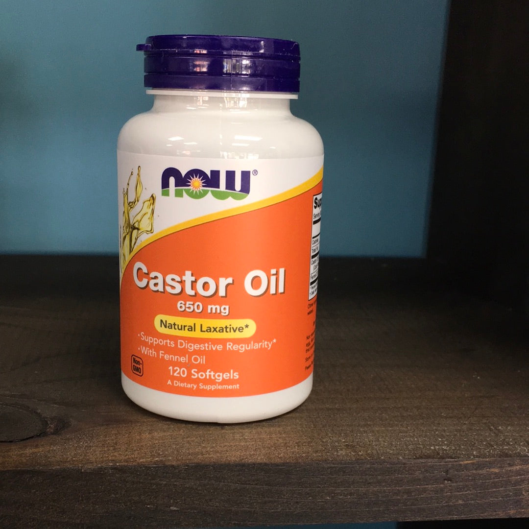 Castor oil 650 mg 120 soft gels