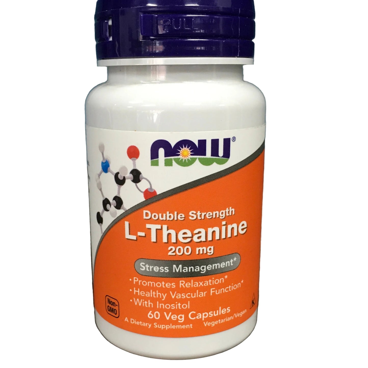 L-Theanine 200 mg 60 veg capsules.
