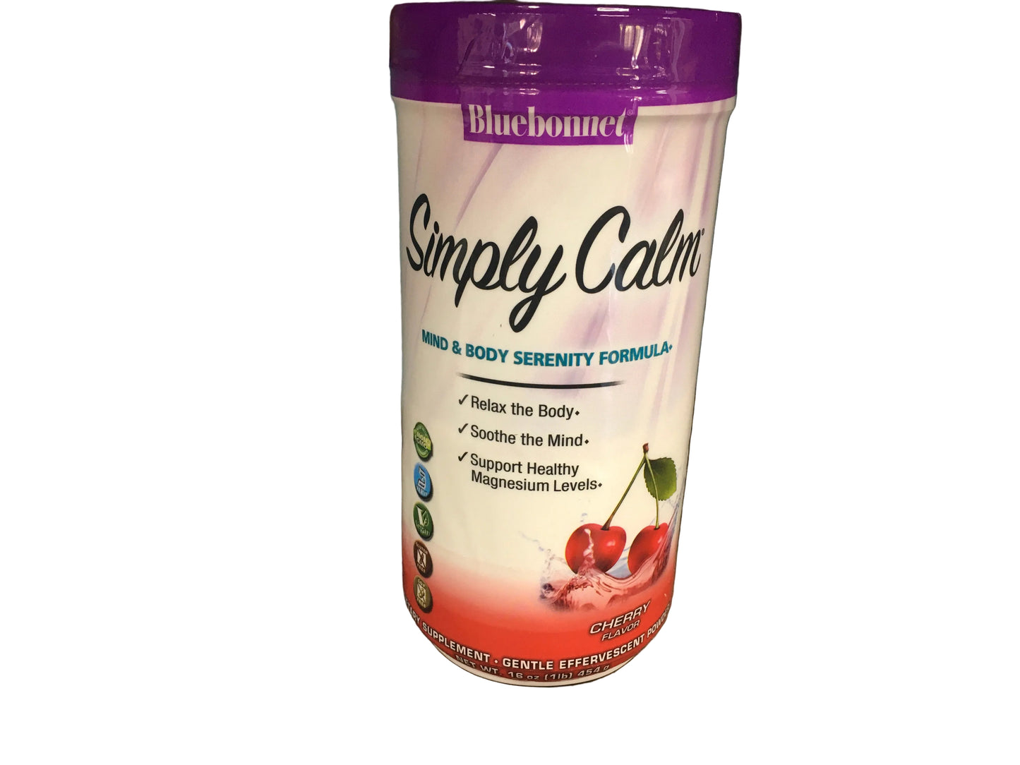 Simply calm Cherry flavored 16oz