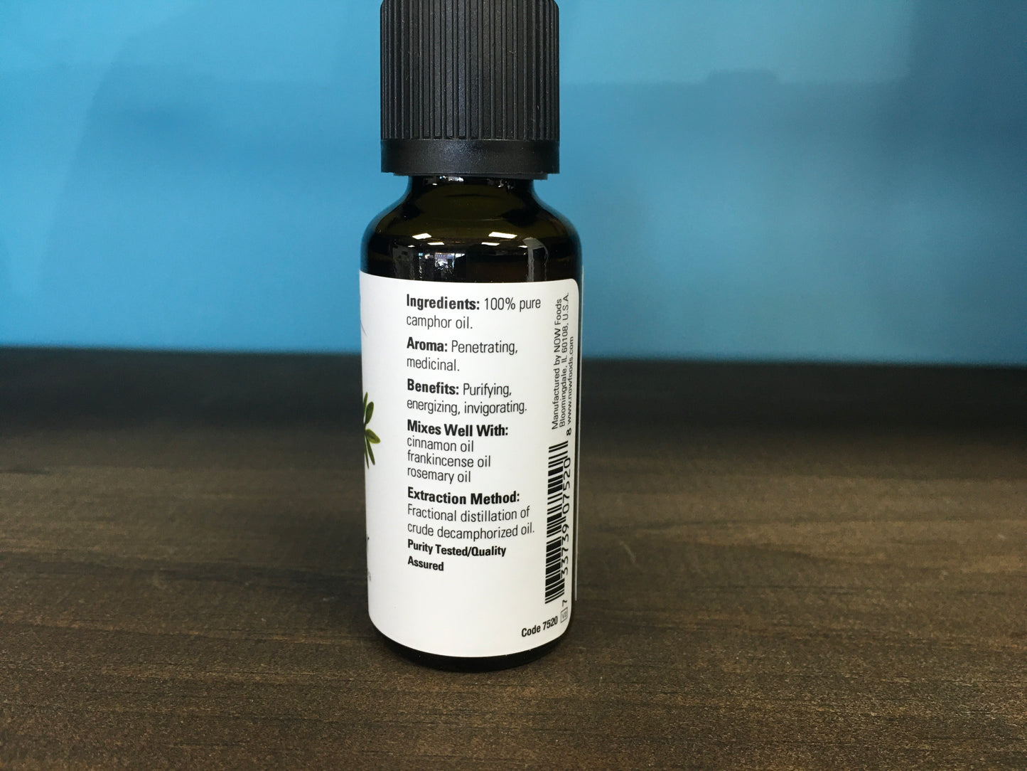 Camphor E.O 100% pure 1 oz