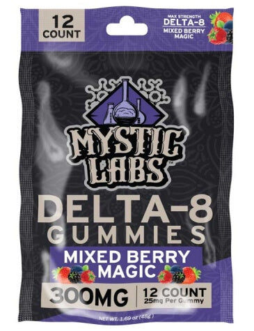 Delta 8 Gummies 12 ct Mixed Berry Magic