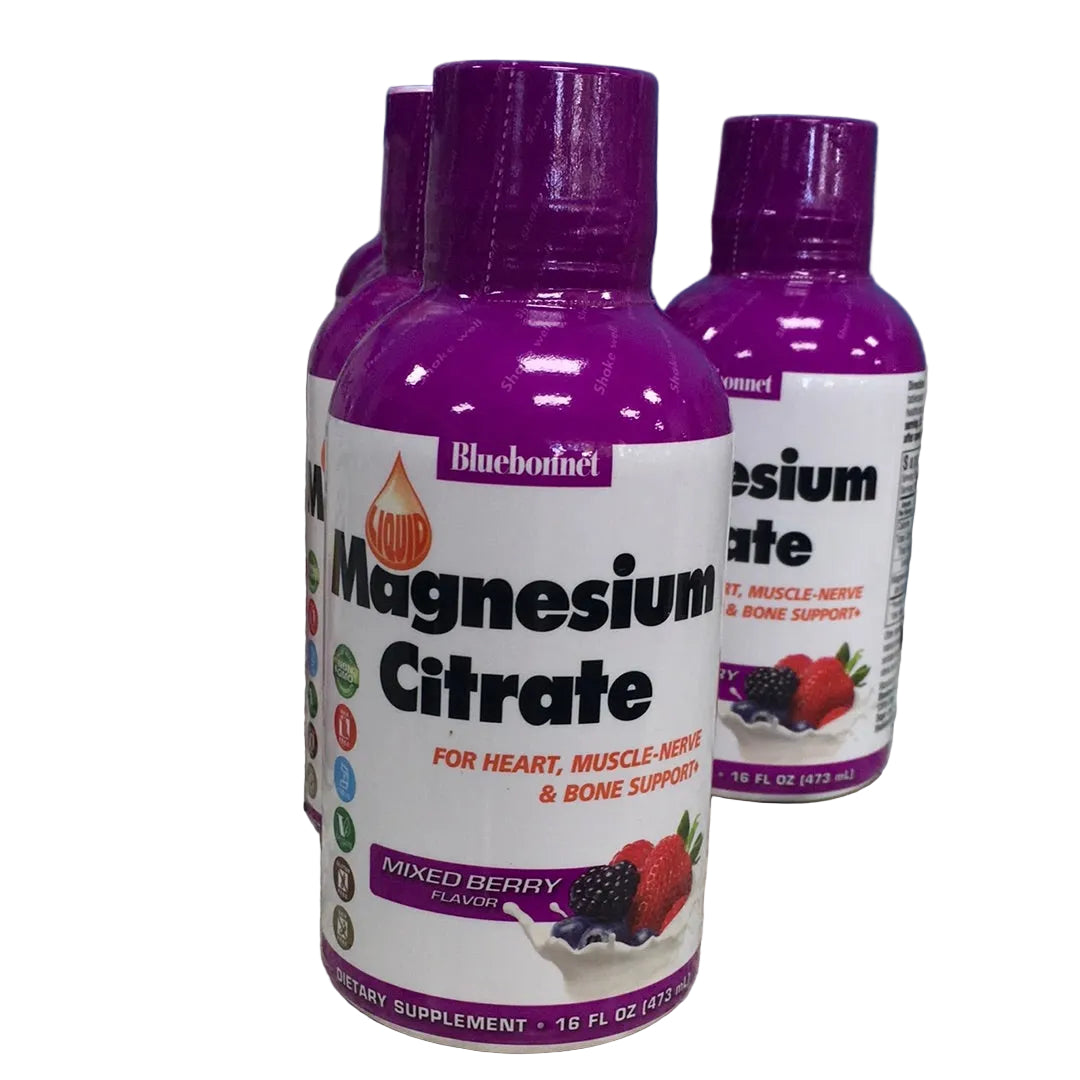 Liquid Magnesium Citrate 16oz Mixed Berry