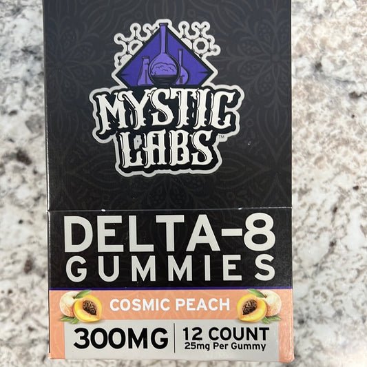 Mystic Labs Delta 8 THC Gummies –Cosmic Peach
