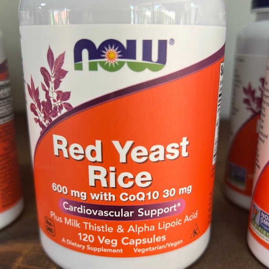 Red Yeast Rice 600mg w/ CoQ10 30mg 120ct