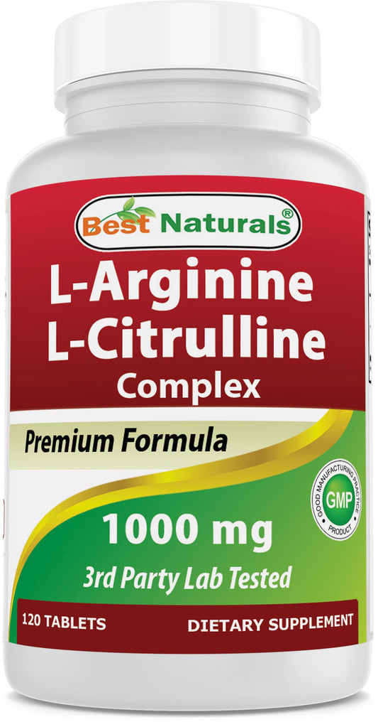 L-Arginine L-Citrulline 1000 mg 120 Tablets