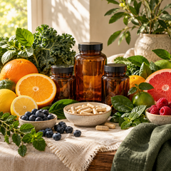 Vitamins and minerals collection