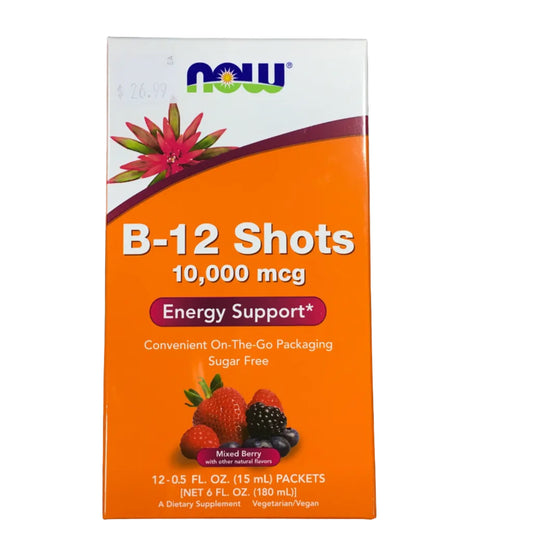 12- .5fl oz mixed berry B12 energy shots 10,000mcg