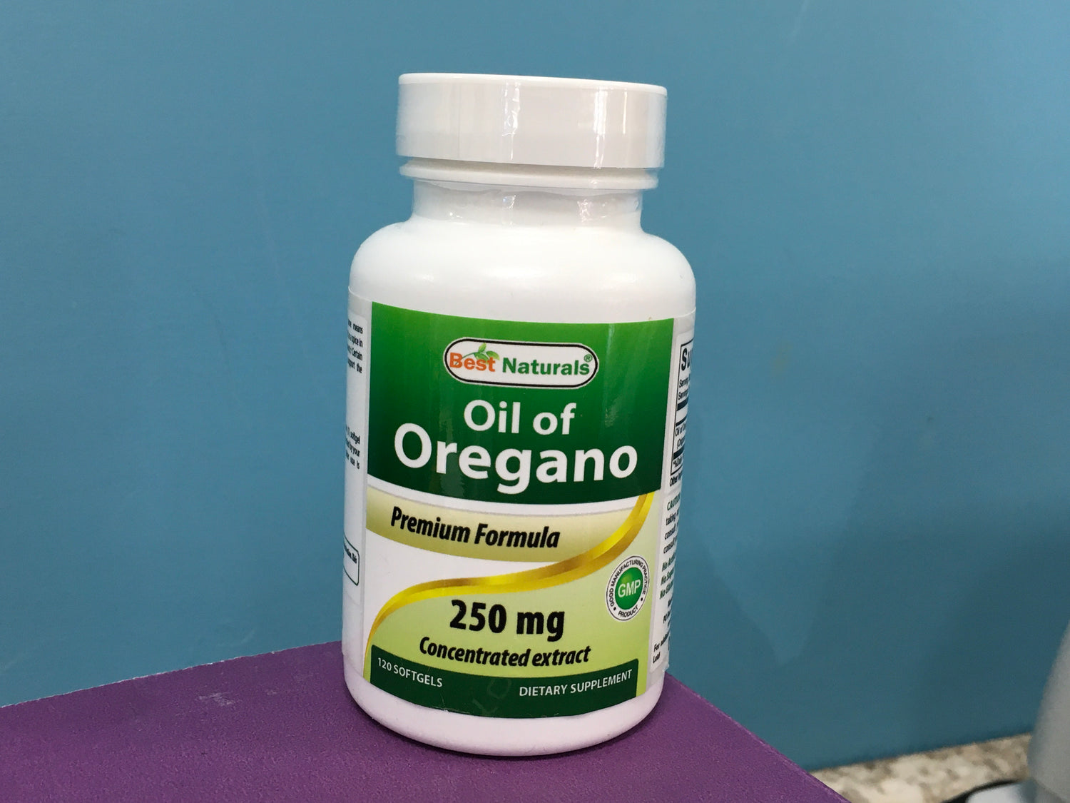 Oil of oregano 250mg 120 softgels