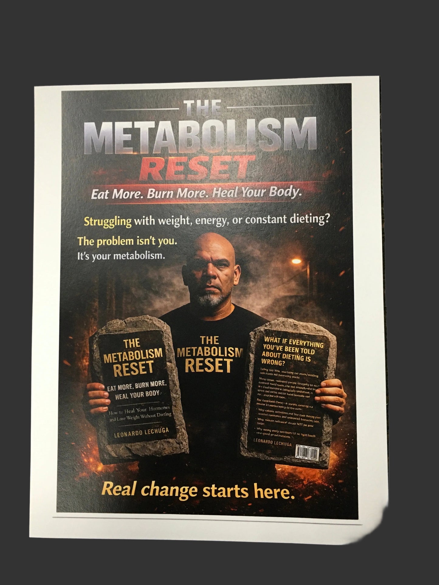 The metabolism Reset book  by Leonardo Lechuga