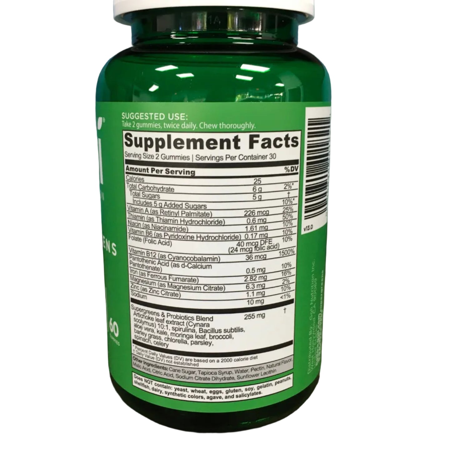 Goli  Super Greens Gummies 60 ct