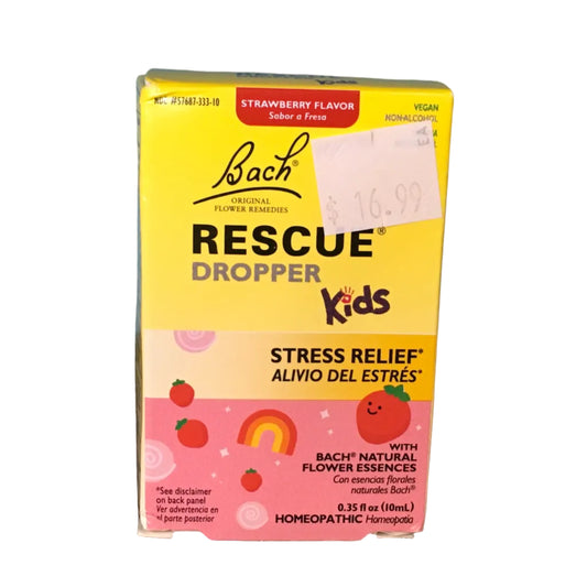 Kids stress relief drops 0.35fl oz (Strawberry flavor)