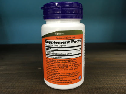 Serrapeptase  60,000 units 60 veg capsules