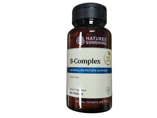 Natures Sunshine B- complex 100 veg caps
