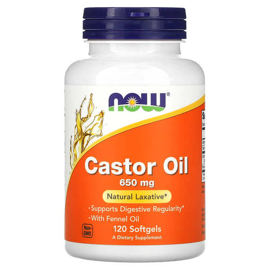 Castor oil  650 mg 120 soft gels