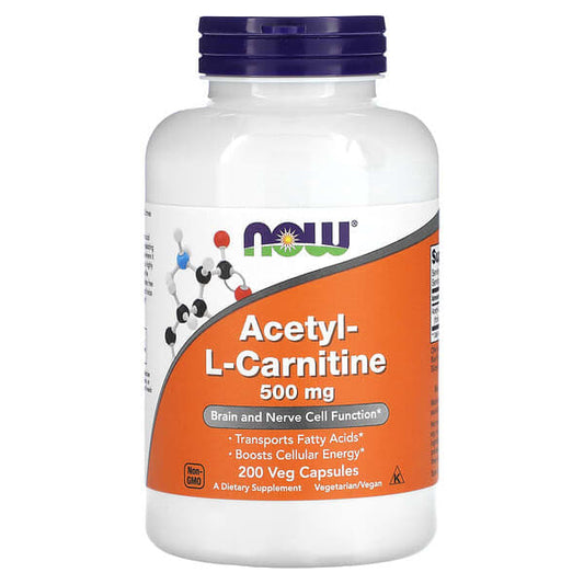 Acetyl-L-Carnitine, 500 mg, 100 Veg Capsules