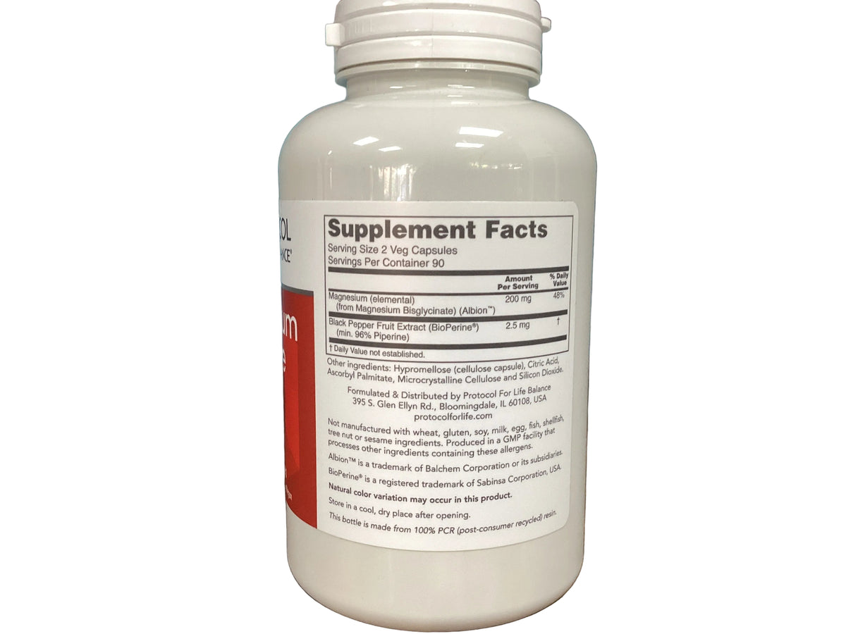 Magnesium Bisglycinate  black pepper fruit extract