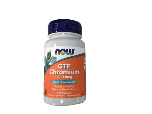 GTF Chromium 200 mcg 100 tabs