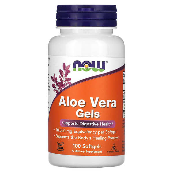 NOW Aloe Vera gels 100 softgels