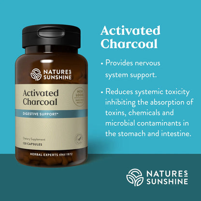 Nature Sunshine Activated Charcoal 120caps