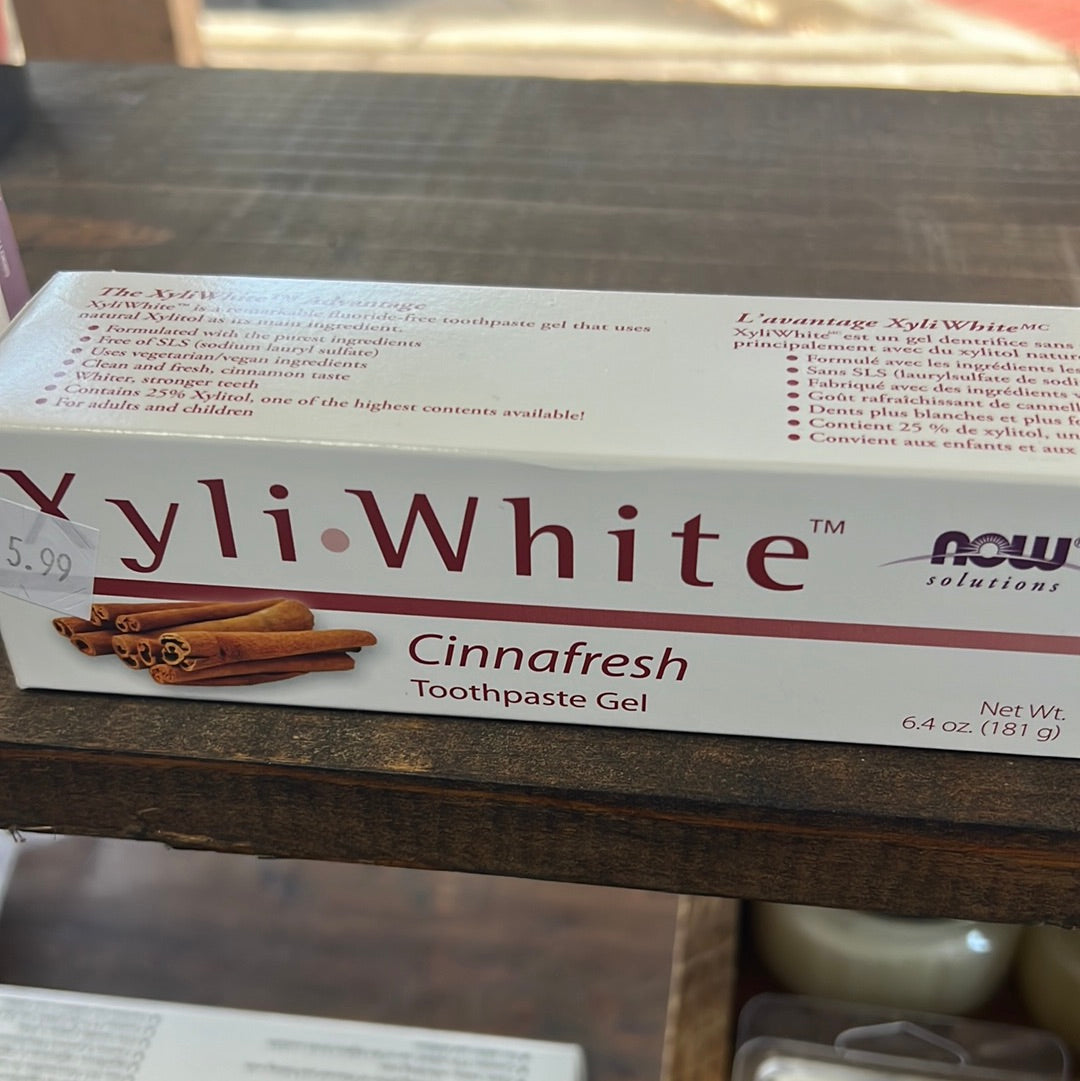 NOW Foods, XyliWhite Toothpaste Gel, Cinnafresh, 6.4 oz (181 g)