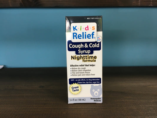 Kids Relief / Cough & Cold syrup 3.4oz