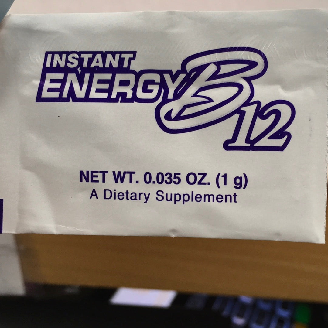 Instant energy B12 on the go single packet