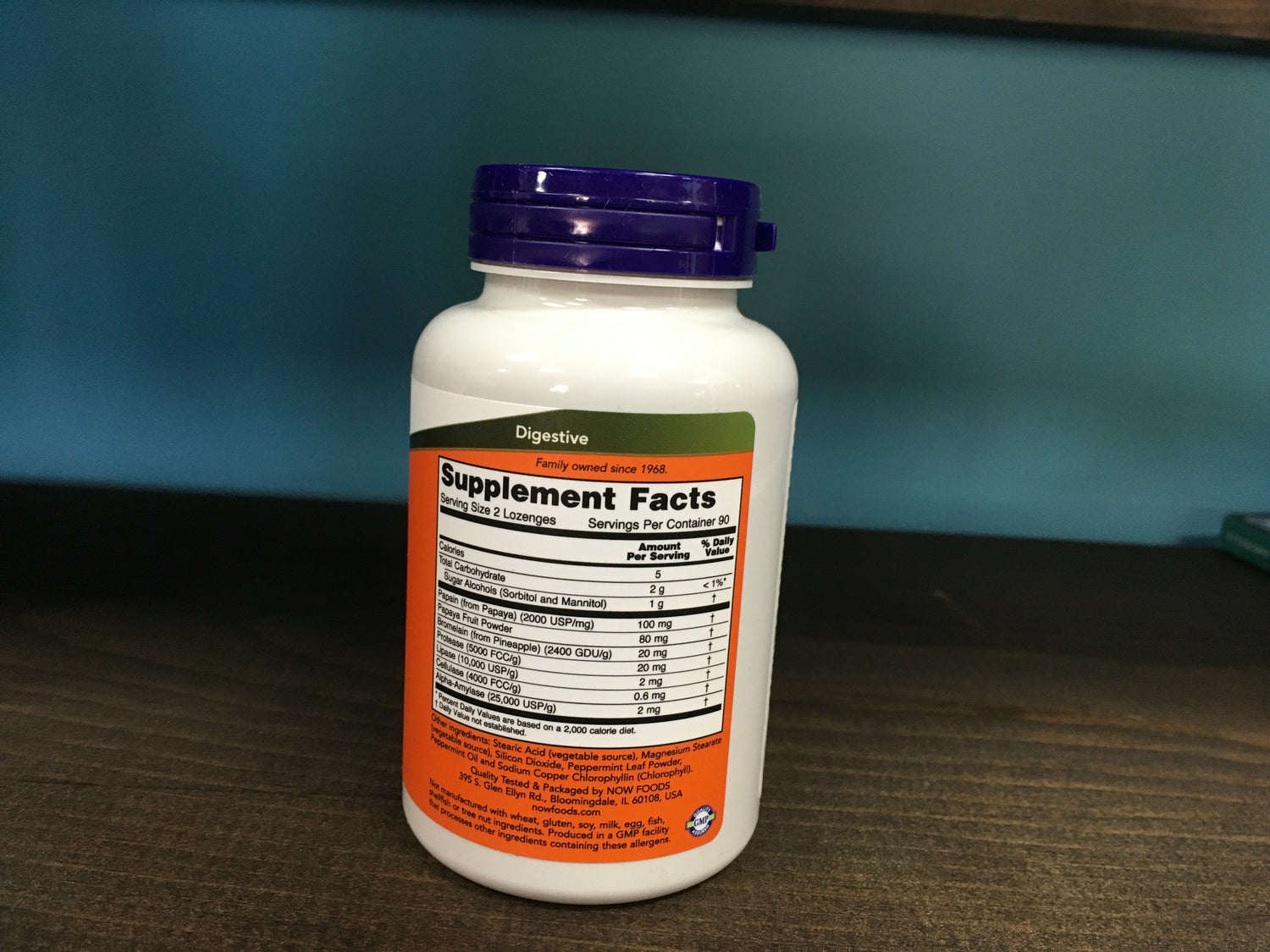 Papaya enzymes  180 lozenges