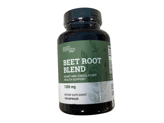 Earth Harmony Beet Root Blend 1200 mg -120 veg caps