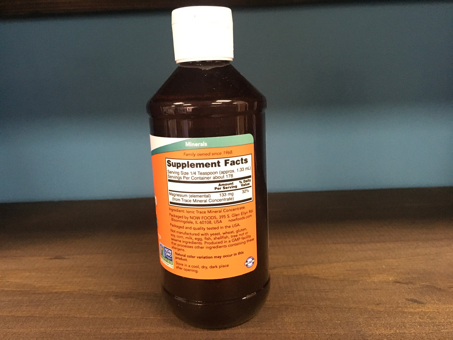 Liquid magnesium with Trace minerals 8oz.