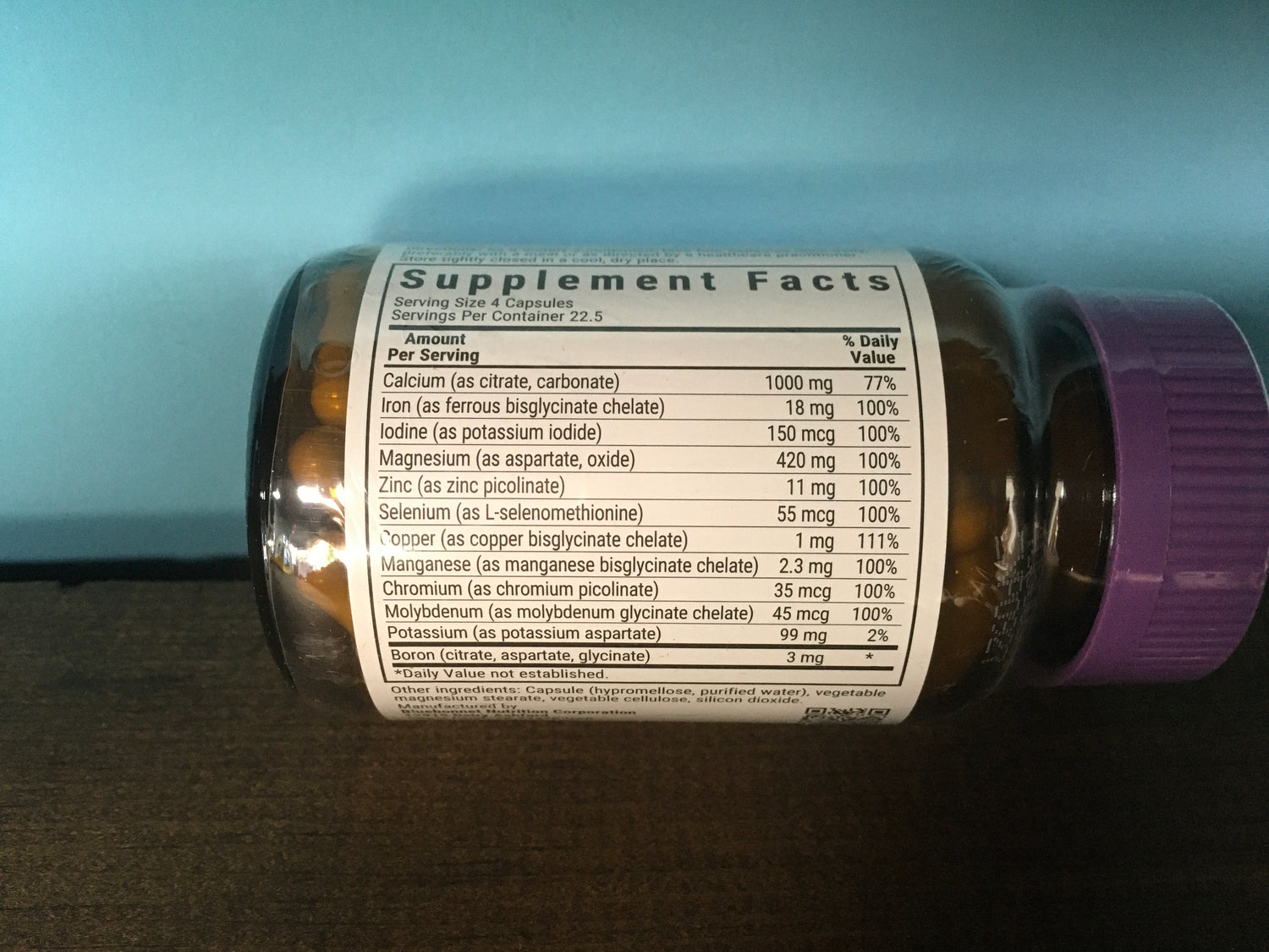 Minerals &Boron 90 veg caps