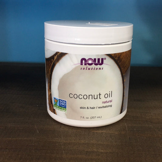 Coconut Oil, Natural, 7 fl oz (207 ml)