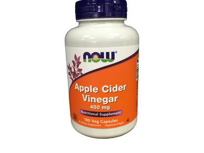 Apple cider vinegar 450 mg 180 caps