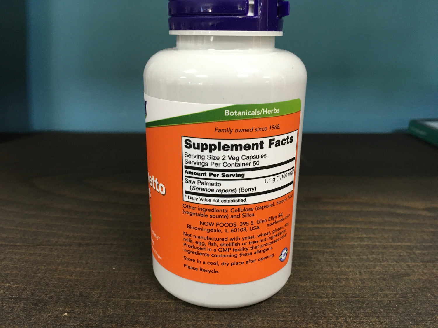 Saw Palmetto Berries 100 veg caps