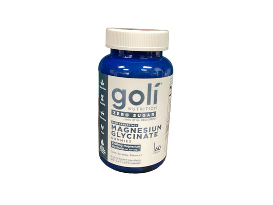 Goli magnesium Glycinate gummies 60 ct