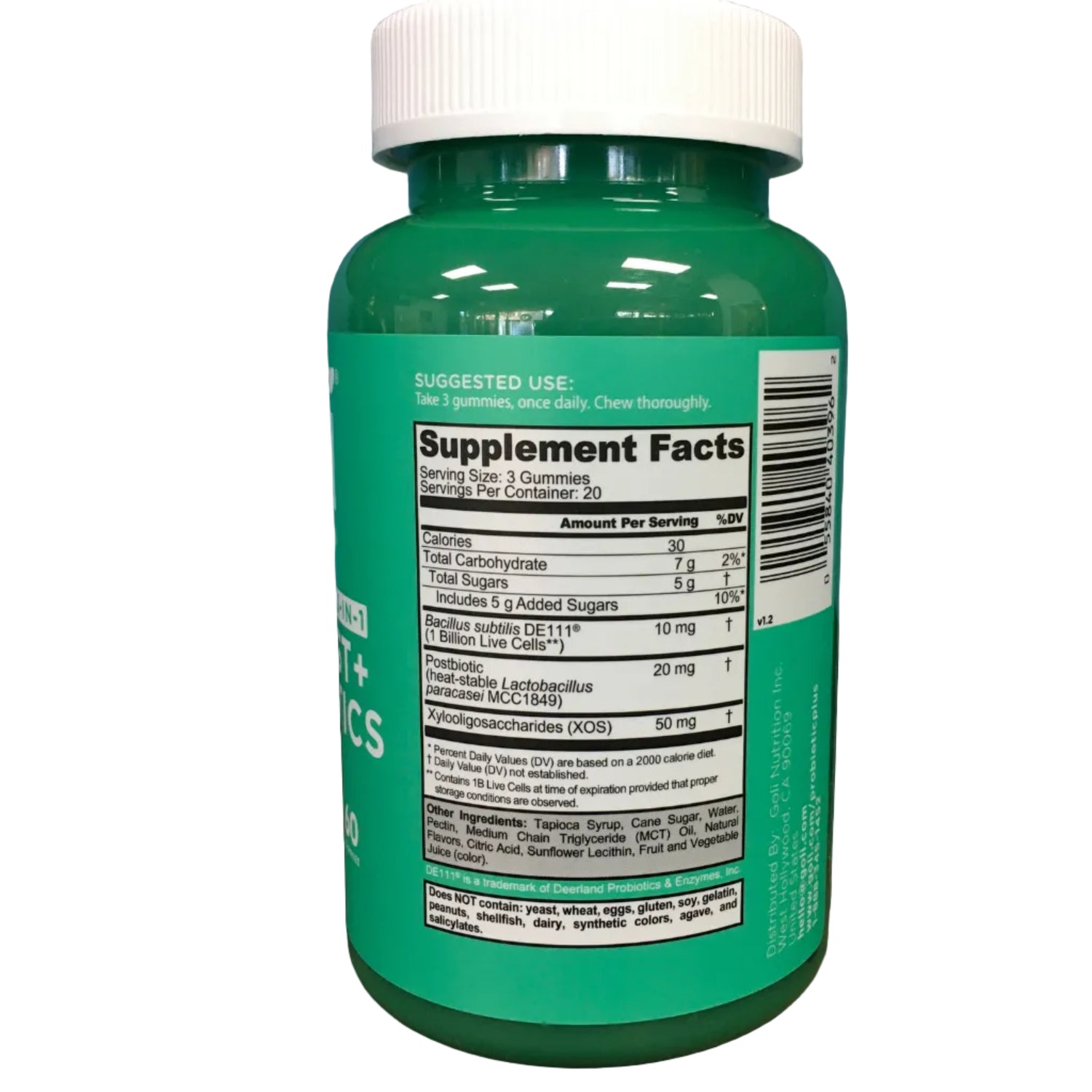 Goli Pre+Post+Probiotic gummies 60 ct