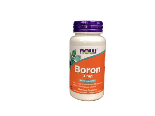 Now Foods Boron 3mg 100 veg caps
