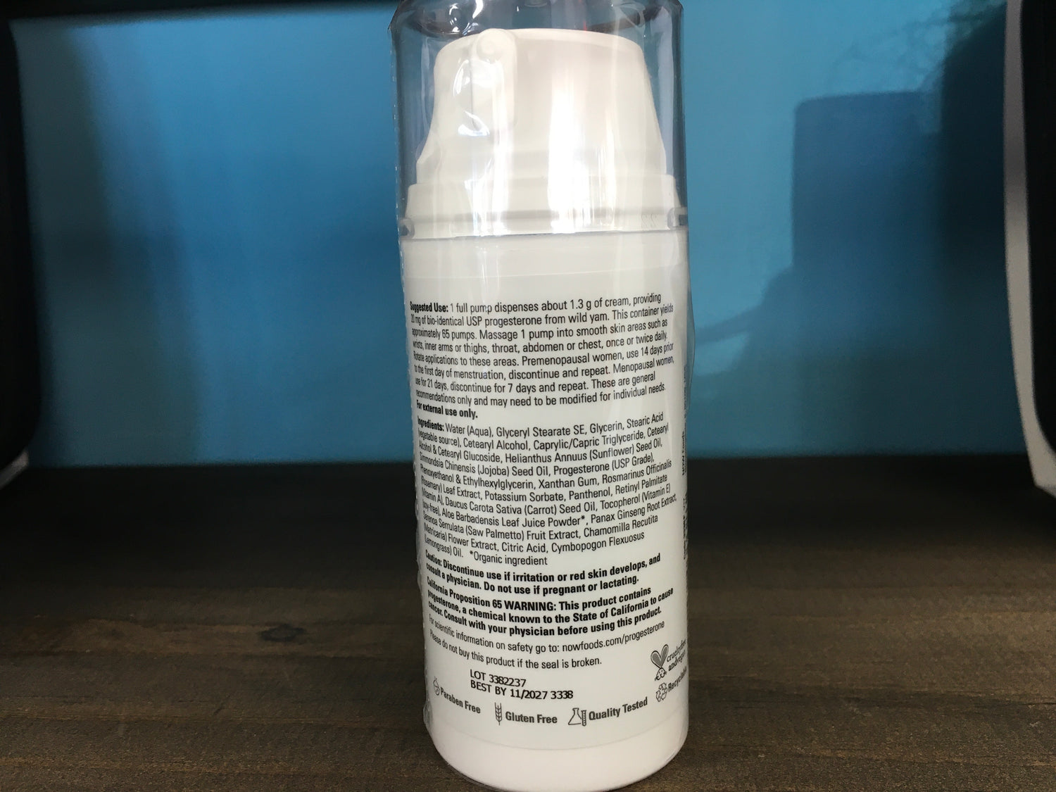 Progesterone from wild yam( balancing skin cream)