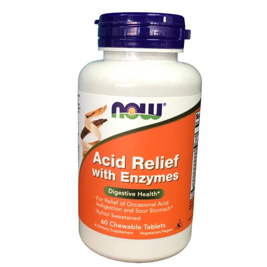 Acid Relief with Enzymes 60 chewable tabs