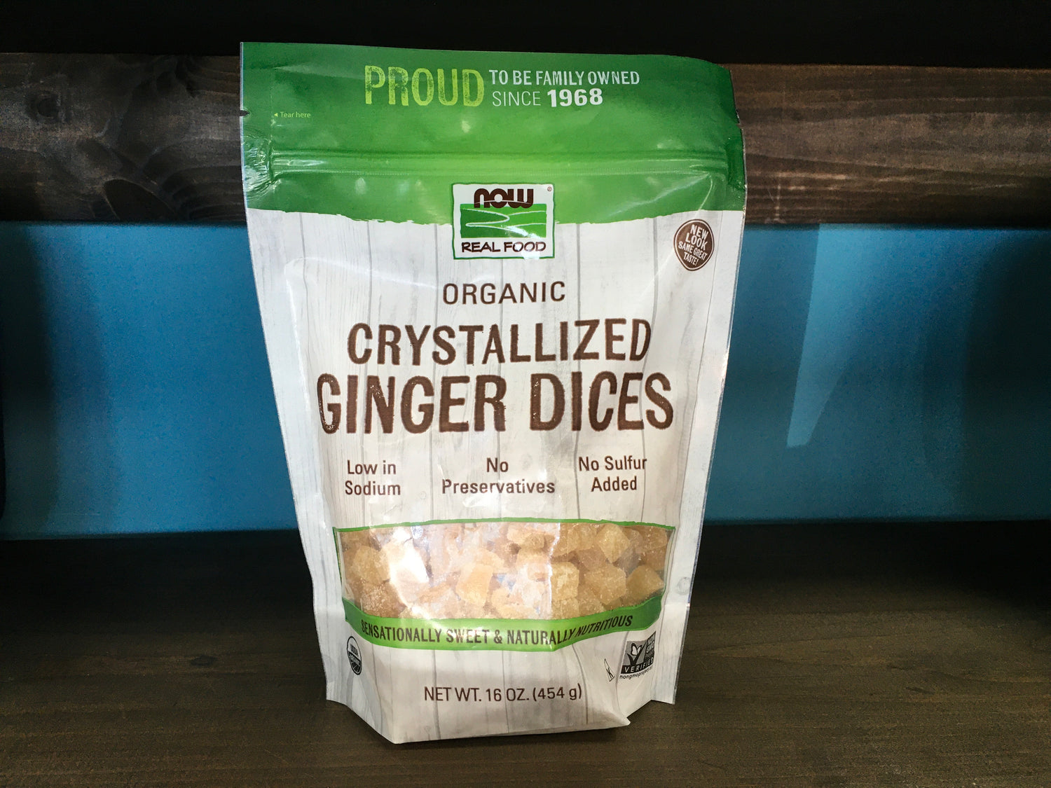 Crystallized Ginger Dices  16oz