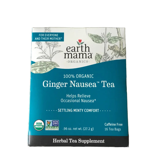Earth Mama- Ginger Nausea Tea ( available in stores only )