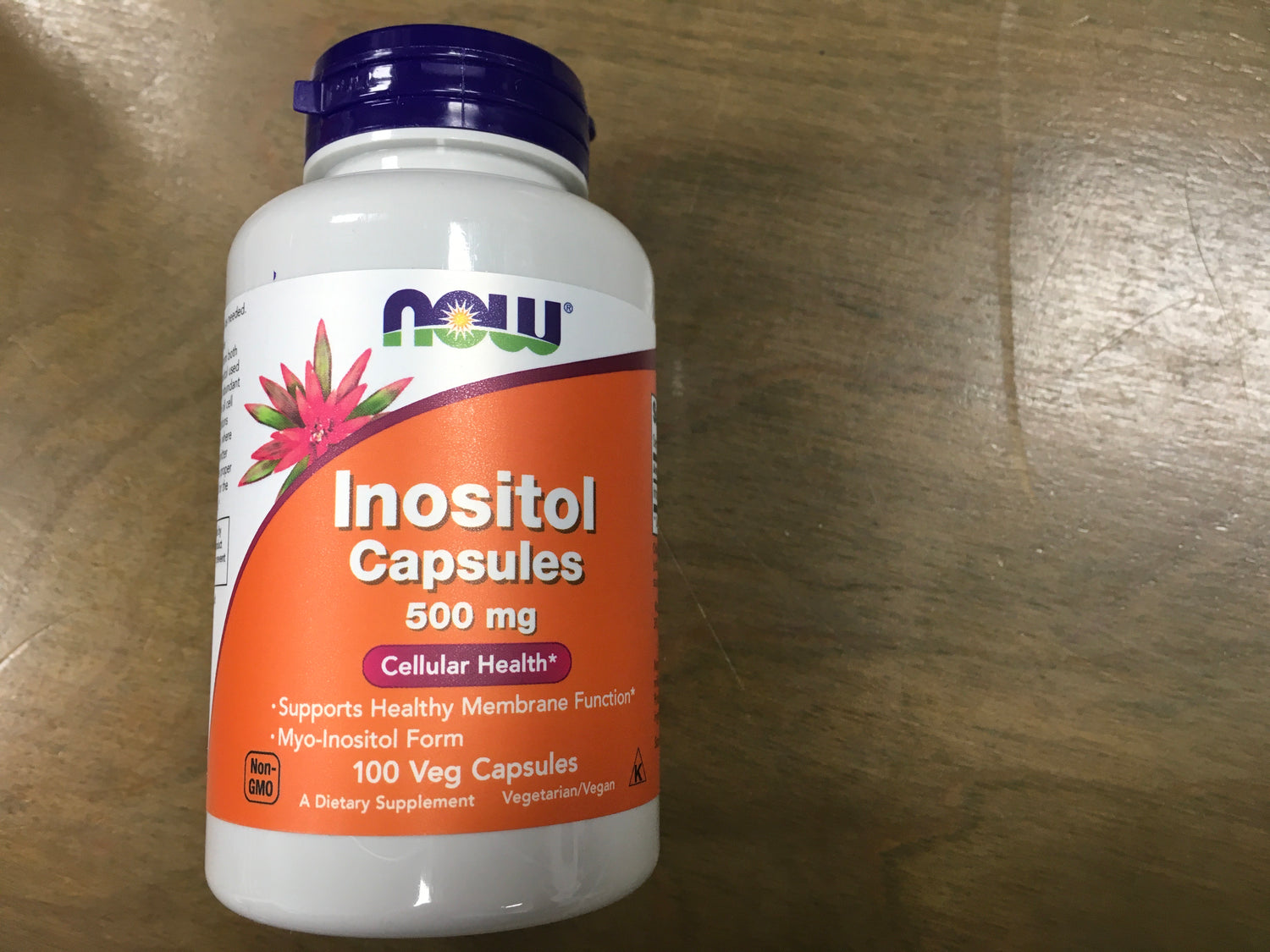 Inositol Capsules 500mg  100 ct