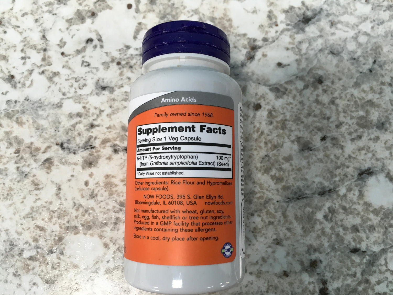 5 HTP 100mg 60 vegs caps