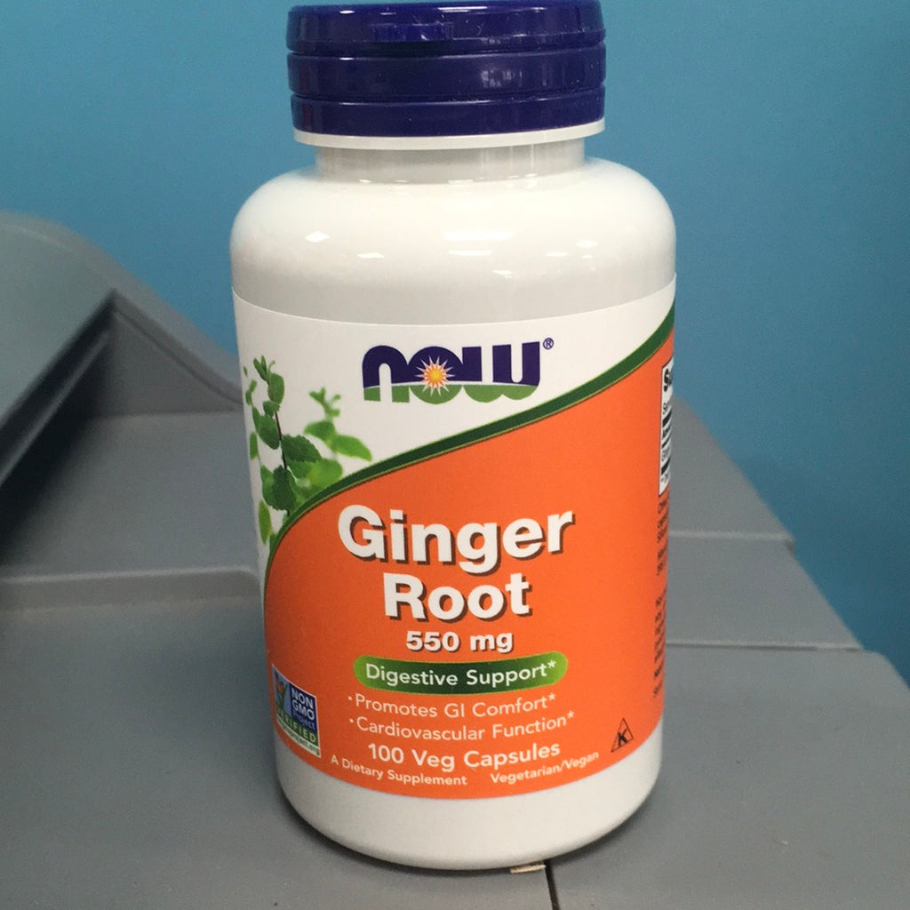 Ginger Root, 550 mg, 100 Veg Capsules