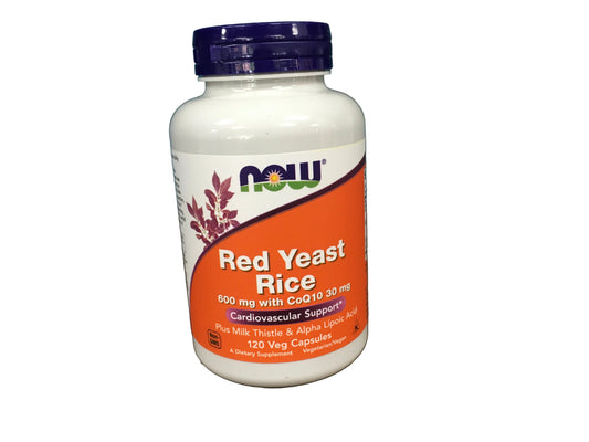 Red yeast Rice 600mg w/ CoQ1030mg 120 veg caps