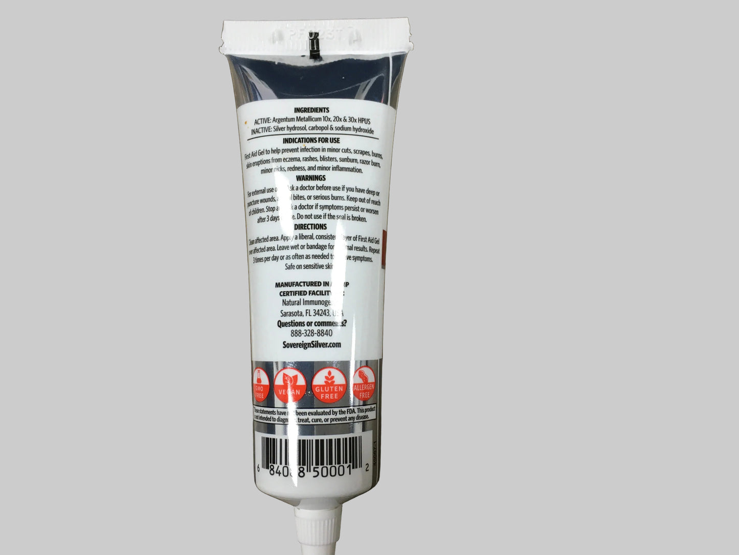 Sovereign Silver First Aid Gel