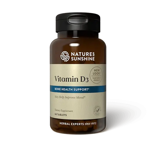 Natures sunshine vitamin D3 60 tablets